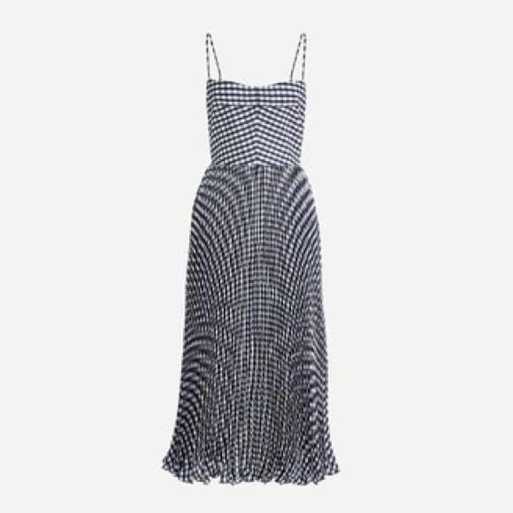 J. Crew Dresses & Skirts - NWT J. Crew Crinkle Midi dress in gingham